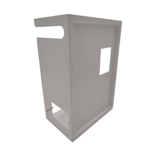 钣金加工机箱机柜外壳件仪表外壳白色喷粉钣金折弯件冷轧板金加工