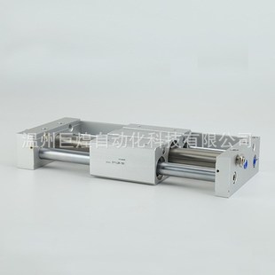 SMC型气缸CY1L磁耦无杆气缸精密导轨双轴可调行程大推力滑台气缸