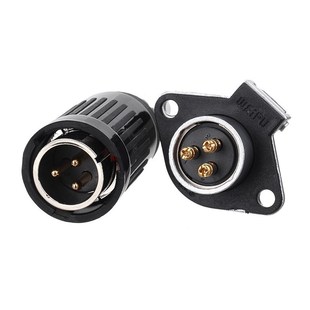 威浦航空插头插座连接器WP202芯3芯4芯5芯2芯TOZ螺丝压接免焊