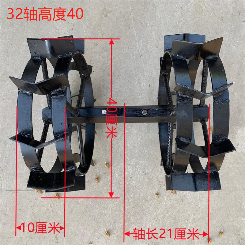 防滑铁轮微耕机旱地开沟