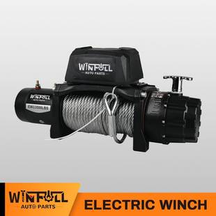 13MP00520 500LBS钢丝绞盘越自救汽车绞盘起重工具芦绳电动葫野车