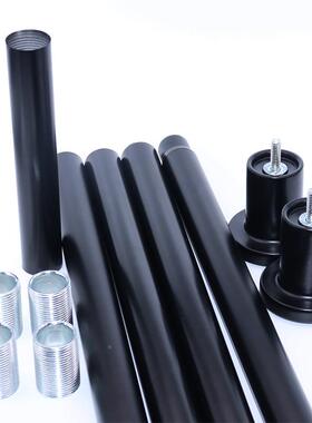 黑色现代简约创新浴杆耐用防杆水防锈金JPU属材帘质轨浴帘及浴帘