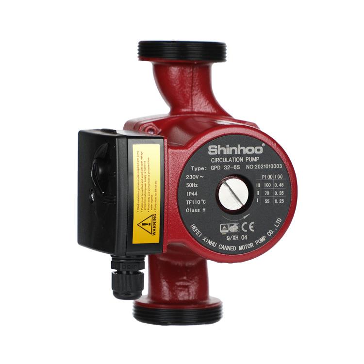 新S沪GD3P2-6三速热水循环泵ROG家用暖泵管道增采压水泵品质保障