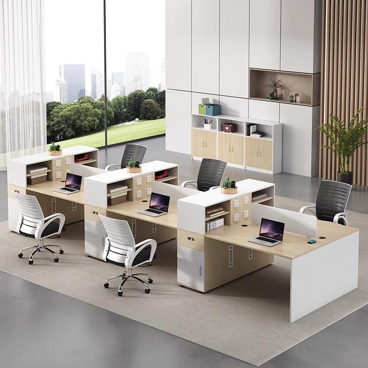 QNL隔断式职员办公桌简组合约现代人椅位员作工位卡座办公室屏风