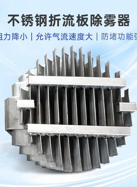 3043流16除不锈钢折流板雾器S形C形折板BMR塔内过滤气液分离折/流