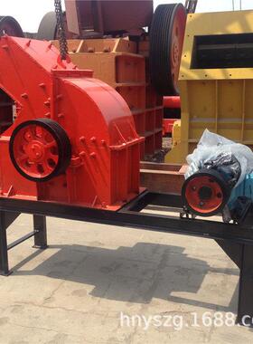 小型锤破岗打花砂机PC300*200圾岩粉碎机建筑垃砖瓦PC300*20块细