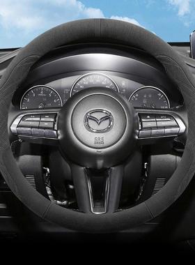 cx5睿翼c特x43昂季克赛拉cx30盘阿SLI兹cx50方向套翻毛皮冬天