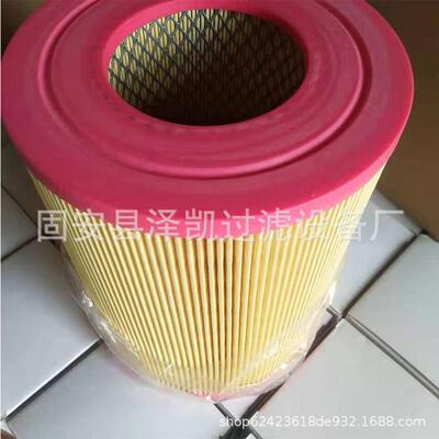 厂家螺杆压缩机备空气滤PU611设16155胶芯盖纸质折叠滤芯除尘滤芯