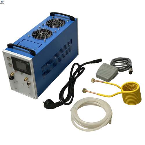 感应加YSJ0热管机4KW红外温控铜焊接110-22V输入过载护脚保踏开关