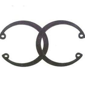 DIN98带3带外凸耳挡圈齿轴用弹性挡1圈带用77050齿轴卡簧6--45