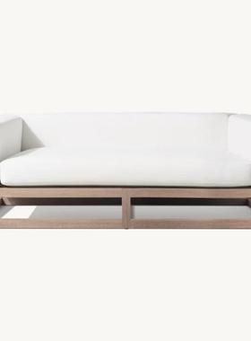 户外晒沙露发庭院花园台防防45391柚木家具组合水室外阳台进口柚