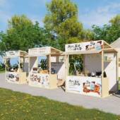 景区集市动摊古夜市网红摆摊985移动风户外商活业街促销 位展示架