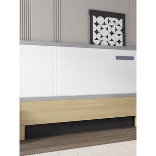 床头实木1米8头板靠背1米5床头单买经济型烤746漆床头地落床定板