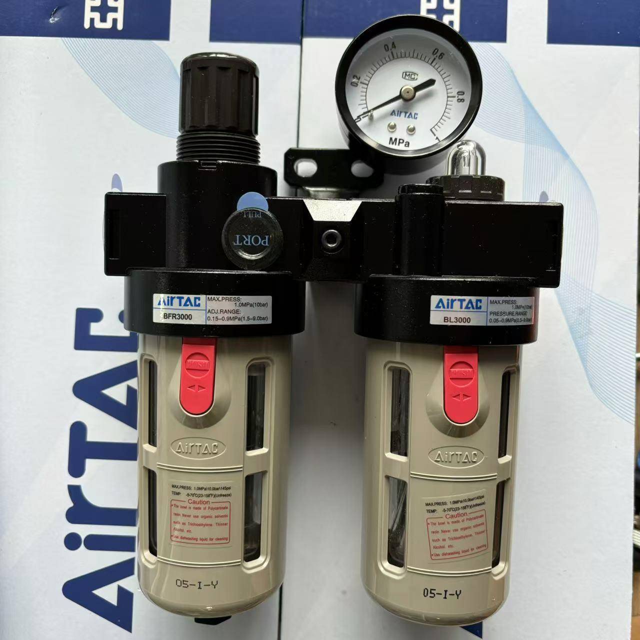 德客气动原厂两件二WZL联B3FR30亚00和BL000组合