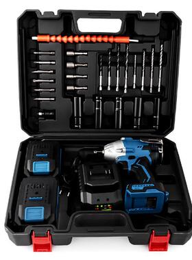 家用手无刷炮动扳多功37341能无线锂电充电扳手汽修套筒风冲击扳