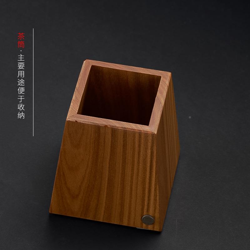 致细花实木茶六君子套装梨泡茶道具茶夹茶工刷茶勺茶无品牌/具配