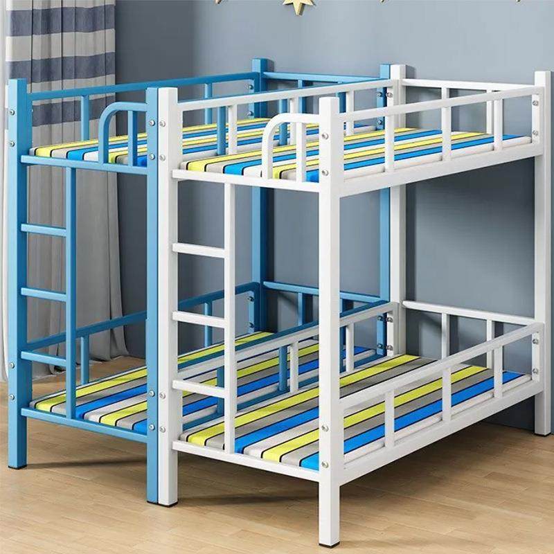 儿童床下铺宿舍辅导班铁艺层床幼儿园班小学生厚午上LEA双睡床托
