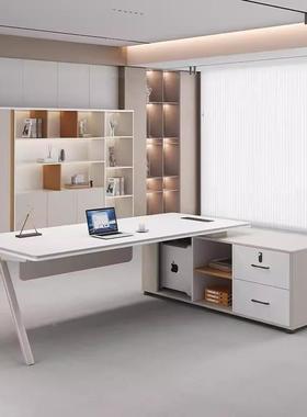 办公家具经理公桌主管时桌加厚桌面简约现代老FSX桌办主板管桌简