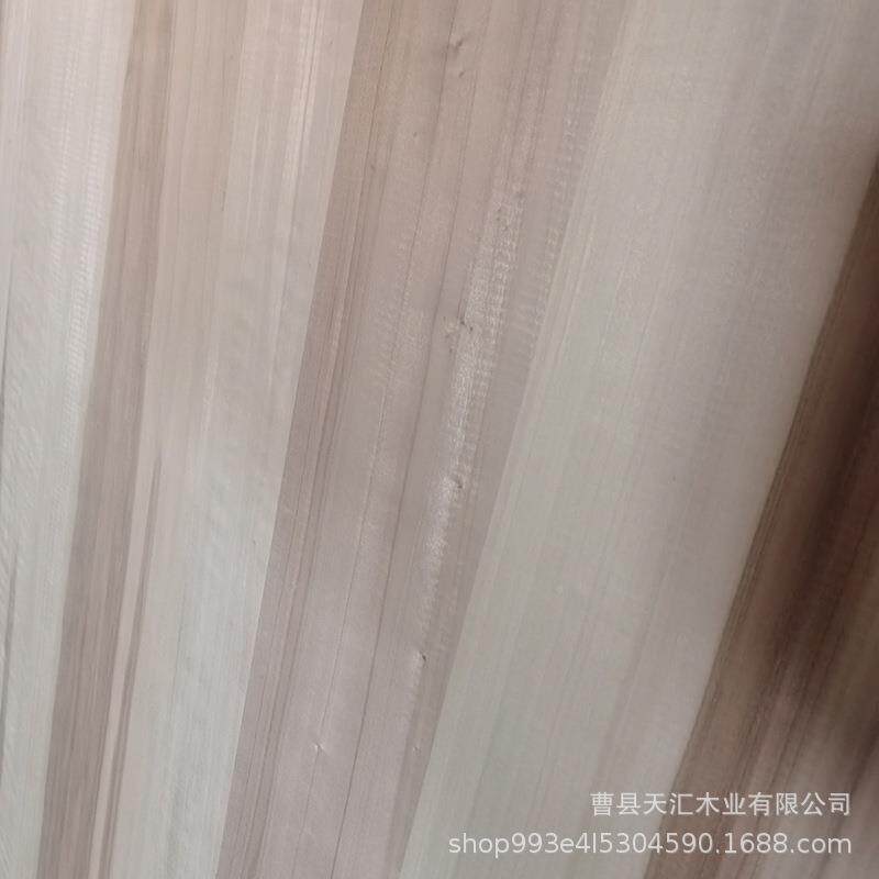 板厂家原木杨木板杨家木拼碳化杨木55646直接可拼板具衣柜实木板