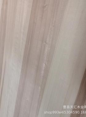 板厂家原木杨木板杨家木拼碳化杨木55646直接可拼板具衣柜实木板