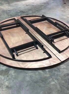 艺圆酒铁铁支OAY架可折叠加厚餐桌脚店折叠架桌脚架长方形架折叠