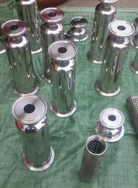 厂家寸直供管道过滤器304卫生不锈级钢4滤寸~6hh-gdglq卡式过器