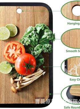 实木小砧板菜板宿舍披宝萨宝辅食案板思木3相件套家用面89975包牛