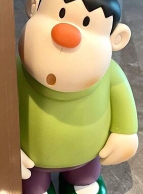 歪头胖虎手办桌面摆件六一儿童节礼物装饰品高级家居新家创意现代