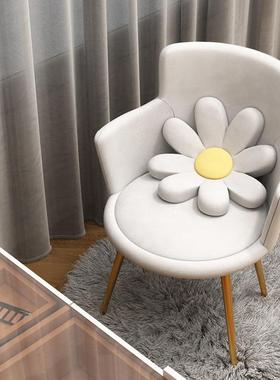 化妆凳妆BFX美台梳奢椅子靠背凳子女生卧室轻甲椅子简约花瓣椅化