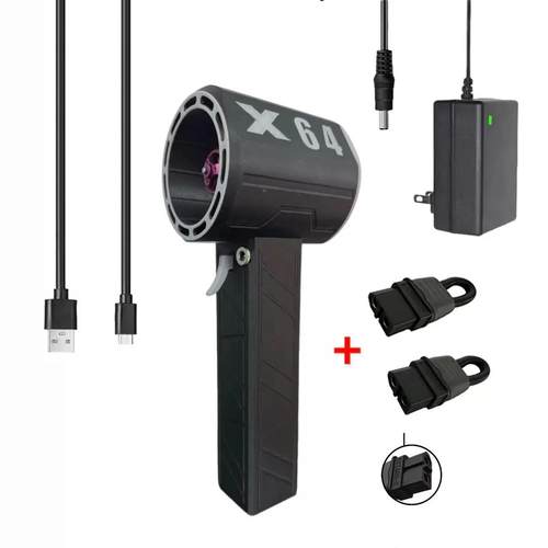 X64mm涵道暴力涡轮扇风力可达140g手持便携风00001工0业风级吹机