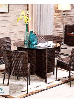 LFHFA-096沙发户外沙B发庭院露外台阳台三人休闲客厅组合藤艺LBFH