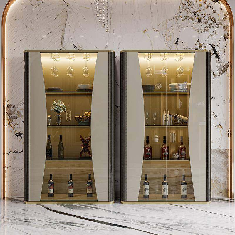 轻奢璃酒608酒柜柜靠墙酒橱餐厅简式约时现尚代意高档烤漆双玻门,住宅家具,酒柜,淘宝优惠券,粉丝福利购,淘宝优惠卷