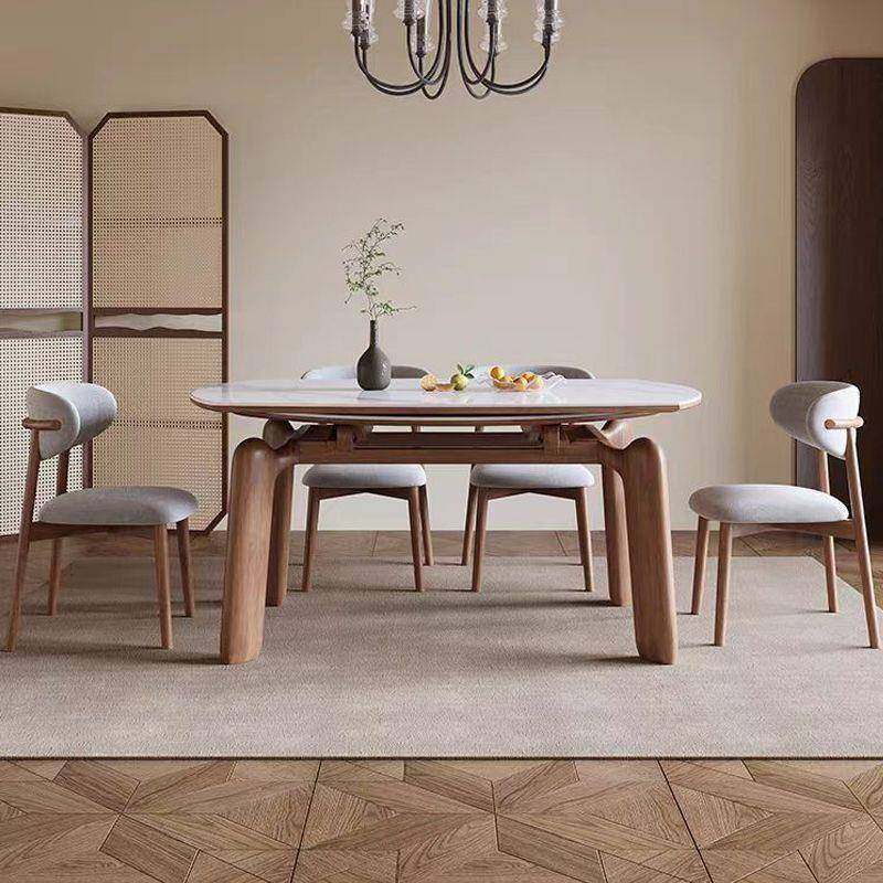 简约现代实木餐岩板餐桌组合方伸缩折椅叠桌子圆881家用两用小桌,商业/办公家具,餐桌椅系列,淘宝优惠券,粉丝福利购,淘宝优惠卷