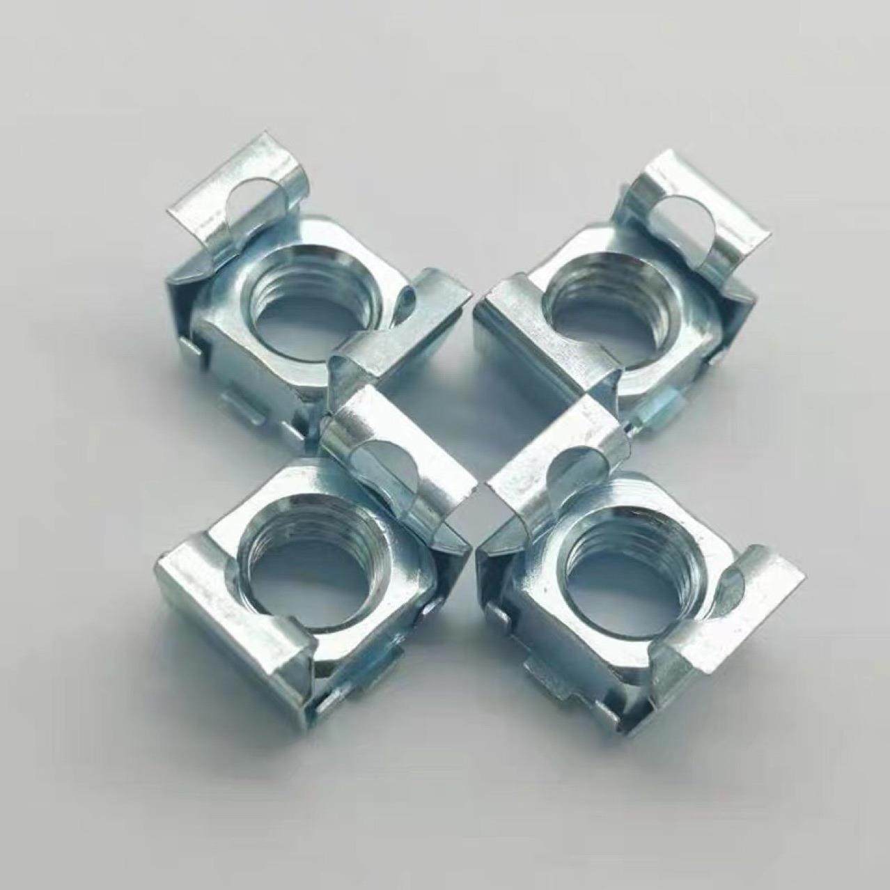 卡螺母浮动母螺笼式机柜螺无品牌/镀锌镀镍M5M6M式母8M10