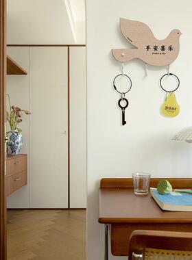 OZOOM屋准玄关挂钩墙上免打孔钥收纳QKT架入户匙门后挂钩W进门置