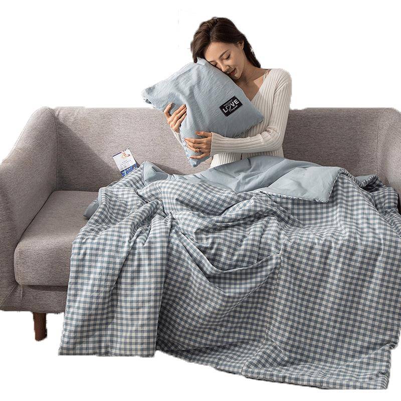 抱枕被两用车载折子叠室小子沙发办公汽车靠被枕头午休二EBO合一