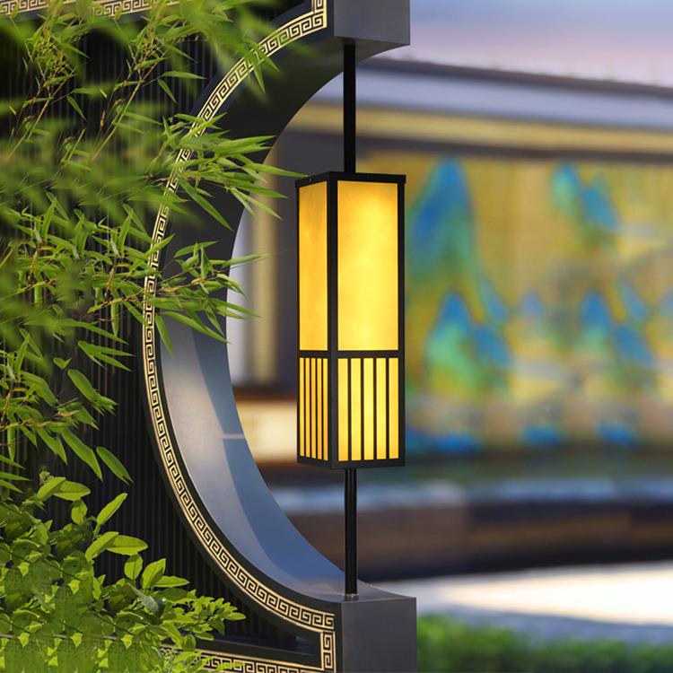 玄关柱灯庭院灯le防d户外水酒店小区别墅外MF-BD30宫室廷灯中式工