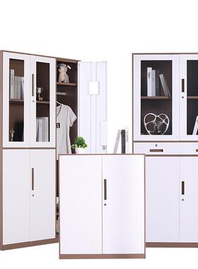 钢制文件锁柜色窄边铁皮套资料柜办公室档ALLD-023柜拆装案存放柜