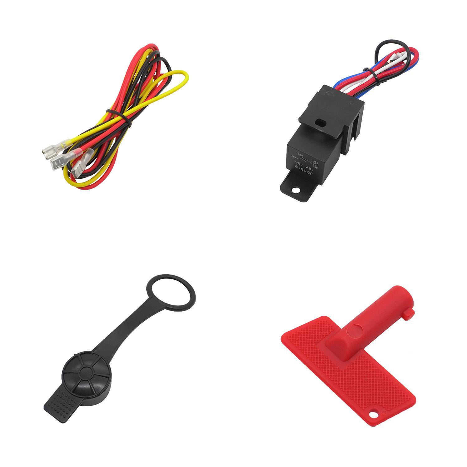 车12V点拨火一键启动断电总开无品牌/关旋钮LED动4联通用41合面汽