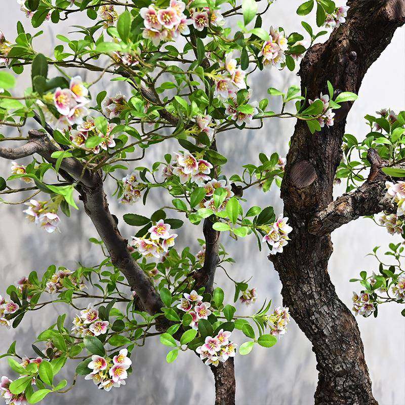 海岛春花仿真绿植无品牌/室内装摆饰造景落地中式简约物植大型件