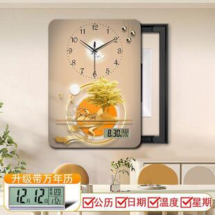 万年历钟电表箱LLW装饰画遮挡空气关闸餐厅电开时挂画现代简约画
