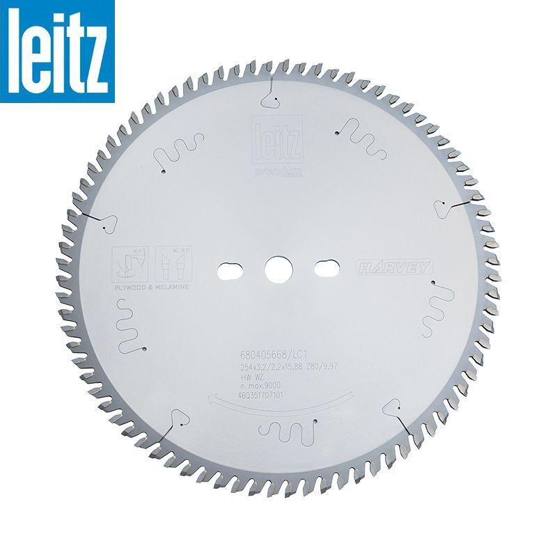 leitz蓝帜木边工锯片交纵替锯切QWV精密切胶合板横实切刨花板木修