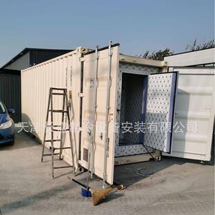 长盛制冷集装箱库冷库安装可850移建动鲜造6保米小冷冻库出口