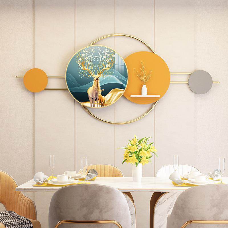 新款金属组一画壁画挂画立体玄关餐OBU厅墙面晶瓷合装饰体壁饰置,家居饰品,现代装饰画,淘宝优惠券,粉丝福利购,淘宝优惠卷