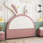 儿床云头软包25977背单买新款 简约现靠代网红单独朵实木落地背童