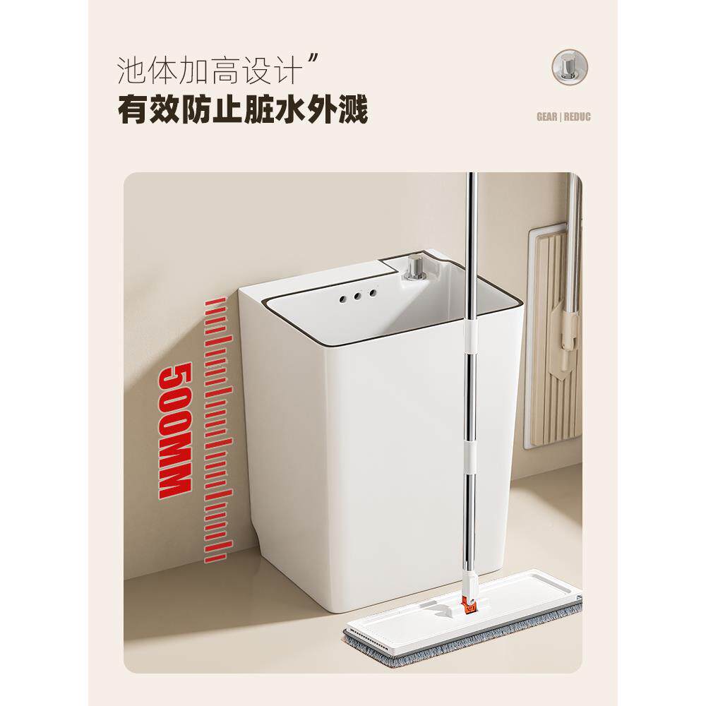 cs加高拖把池家用拖阳尺台XDS地池陶小寸瓷落地式拖布水池W50