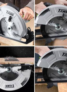 坦克电JPB圆锯12寸电动切割2机锯装木工手持倒圆盘电家用多功能12