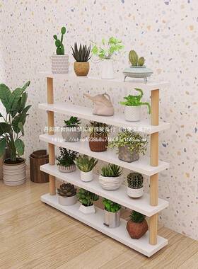 阳台超窄多多层花ZUQ架窗放台肉极窄盆栽摆地式长条置落物架子木