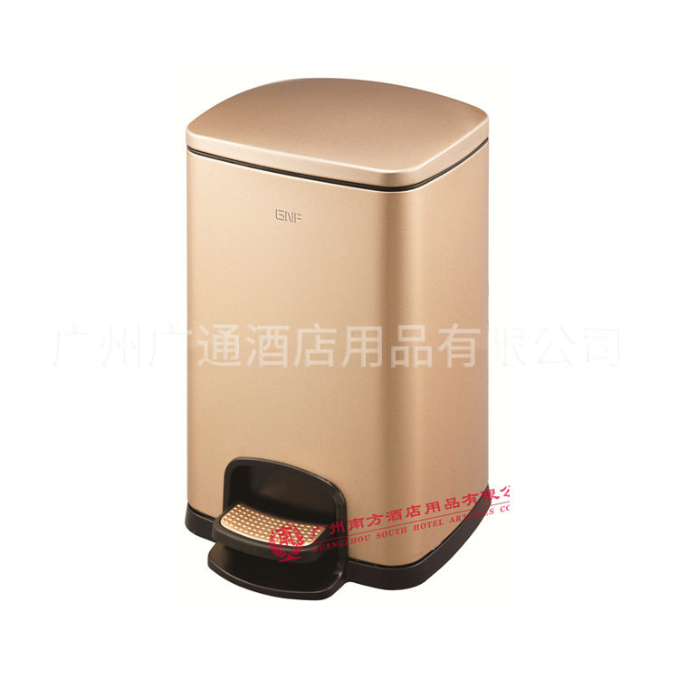 南方GNF不锈钢有盖脚踏垃圾桶