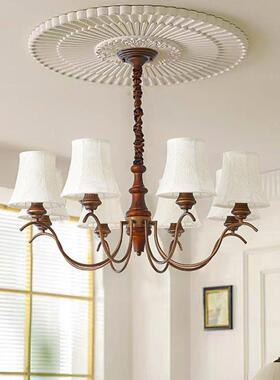 法式中古AL100552风客厅灯室南美式复古餐厅灯书房感洋古铜色卧灯